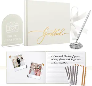 Letters to the Bride Book Wedding Gift - Heartfelt DIY Scrapbook Gift for Bride, Emotional Wedding Letters from Bridesmaids & Mom, Elegant Pearl Decor Keepsake for Bridal Shower & Wedding Morning