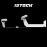 iSTOCK Virtual reality Gunstock: Pixel-Precise Accuracy and Lightning-Fast Movements Compatible with Quest 2+3 VR headset accessory Rifle Stock Attachment Vr Accessories Durable