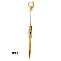 Letter Gold ZK331010 5PCS