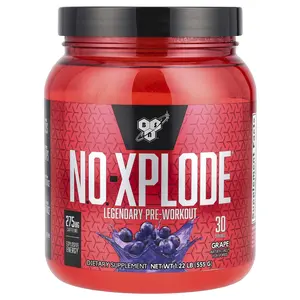 BSN N.O.-XPLODE®, Legendary Pre-Workout, Grape, 1.22 lbs (555 g)