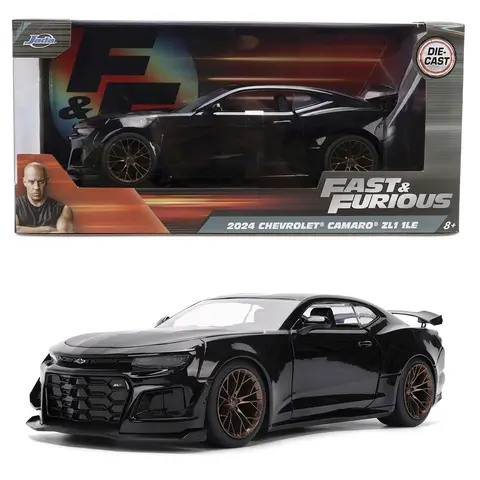 1:24 2024 Chevy Camaro ZL1 1LE Black Fast & Furious by Jada