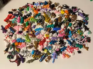 3D Printed Baby Micro Mini Packs Figurines for Home Decor Collection Room Ornaments creative desk