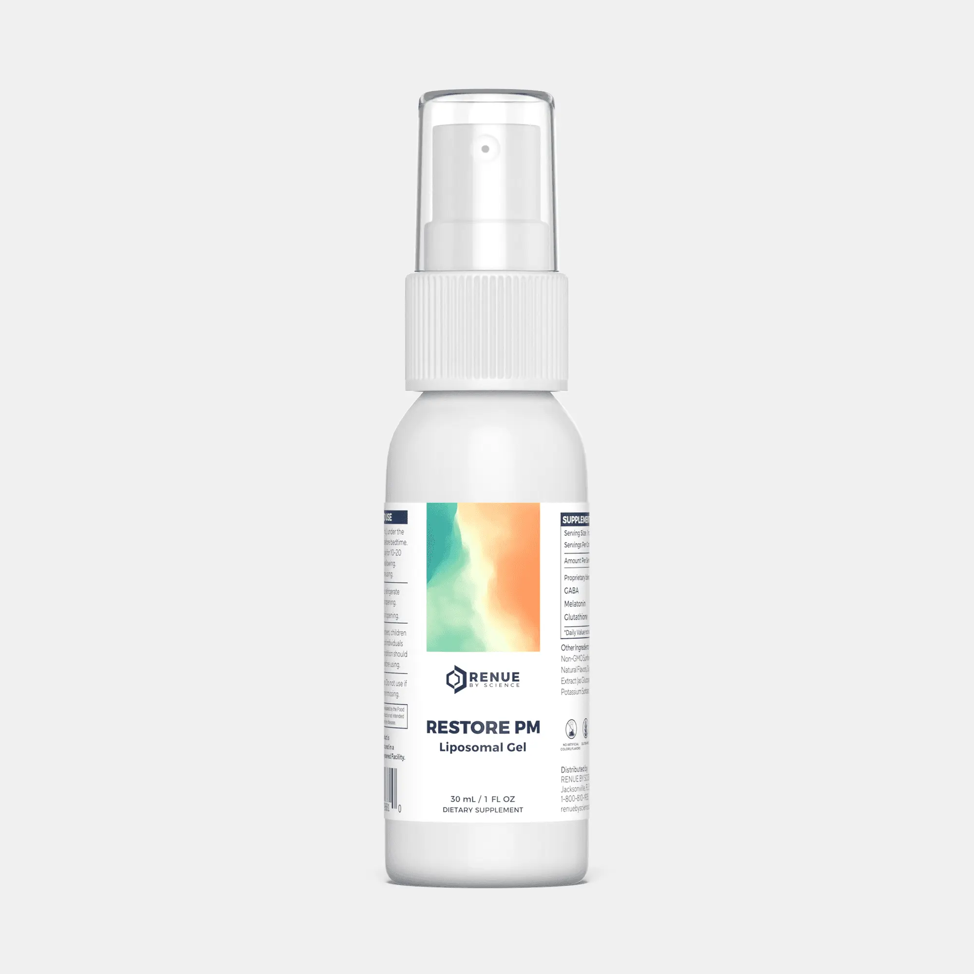 Restore PM Liposomal Sleep Gel - 30ml Vitamin Supplement for Sleep Health & Restful Nights - US Made Dietary Supplement for Bathroom Use