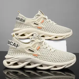 Bdhjydb Spring New Men's Shoes, Daily Running Sports Laces, Men's Shoes, Large Mesh Mesh Breathable, Low-top Sports Mesh Shoes, Daily Application, Wear-resistant and Versatile, Trendy and Comfortable