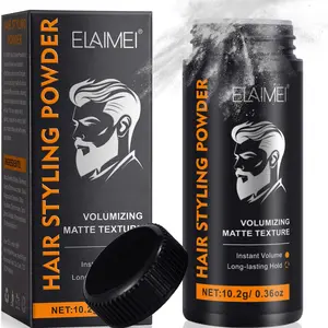 Elaimei Hair Styling Powder 10g, Enhances Hair Texture and Volume, Natural Look, Refreshing and Non-Greasy, Long-Lasting Fullness