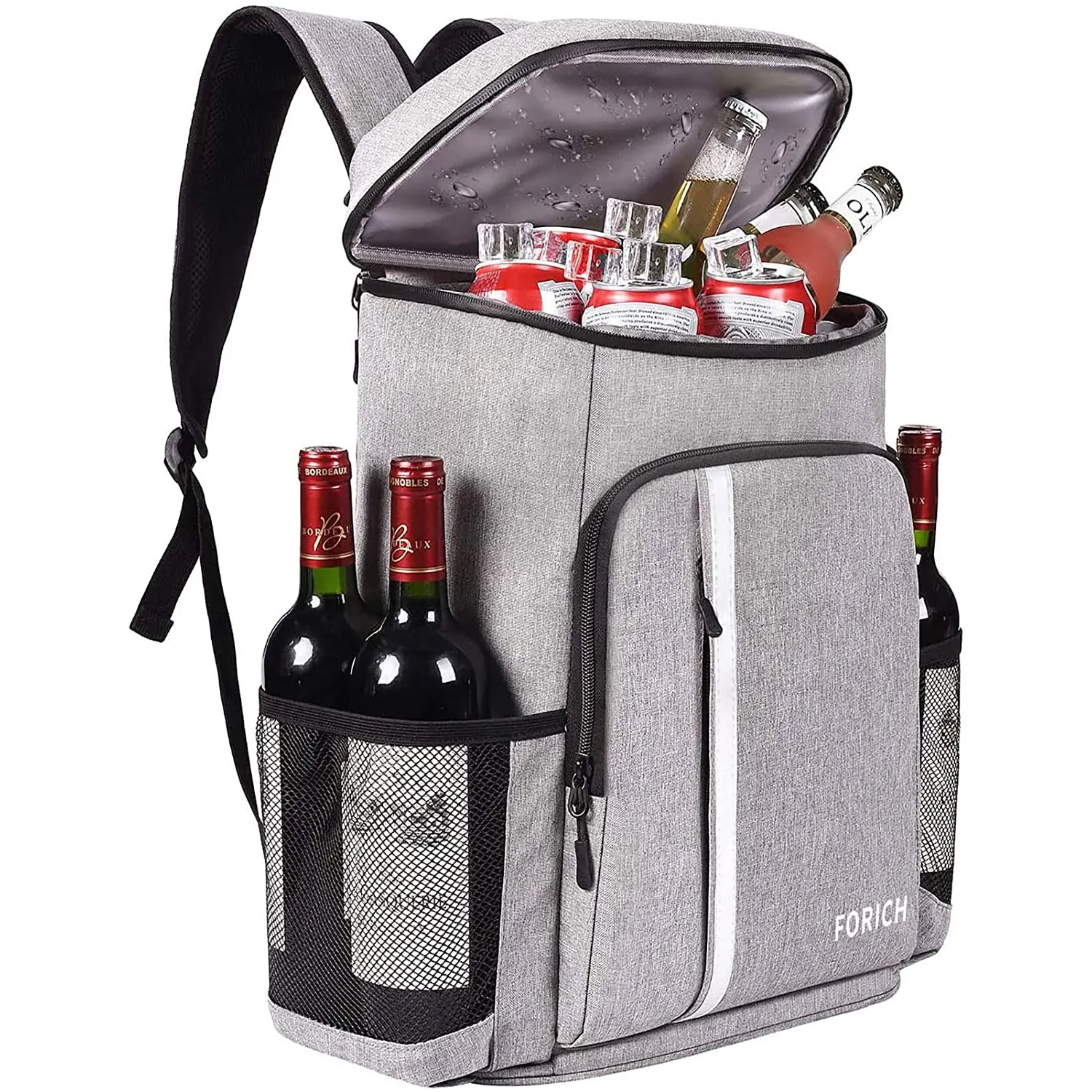 FORICH CoolerPack - Insulated Waterproof Backpack Cooler with 30 Can Capacity FORICH