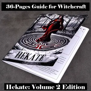 Hekate Grimoire Volume 2: 36-Page Witchcraft Workbook & Spell Journal – Hollow Earth-Inspired Witchcraft Magick Grimoire, Esoteric Ritual Guide, Mystical Goddess Hecate Devotional Practice for Witches & Witchcraft Enthusiasts