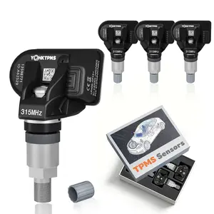 TPMS GM 315MHz Pre-Programmed Tire Sensor Compatible with Chevrolet Equinox(07-24)|Tahoe(07-19)|Traverse(09-17)GMC Yukon(07-19)|Acadia(06-16)Cadillac Escalade(07-20)/OE:13598771/(Set of 4)