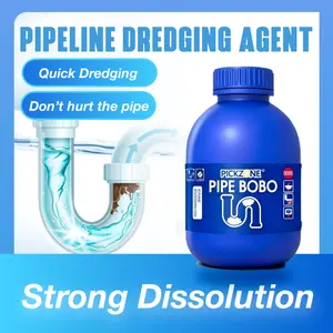 PICKZONE PIPE BOBO Drain Unclogger for Kitchen Shower & Tub Drains Safe for All Pipes Fast Acting Household Formula All Purpose Cleaner Garbage Disposal Cleaner