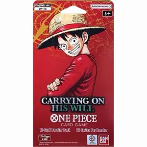 One piece op 13 Carrying on his will sleeved booster pack