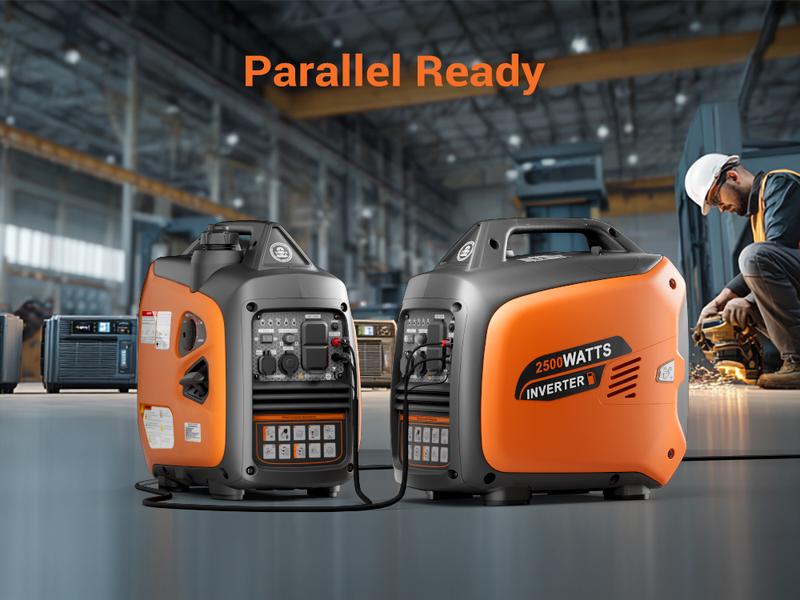 Efurden Portable Inverter Generator 2500W Gas Powered, Long Runtime Gas Generators for Home Use, Camping, Super Quiet Emergency Home Backup, with CO Sensor, EPA Compliant Efurden Portable Inverter Generator 2500W Gas Powered, Long Runtime Gas Generators for Home Use, Camping, Super Quiet Emergency Home Backup, with CO Sensor, EPA Compliant