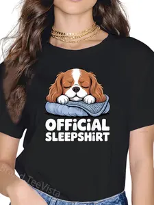 100% Cotton Cavalier King Charles Art for Men Women Cavalier Spaniel T-Shirt