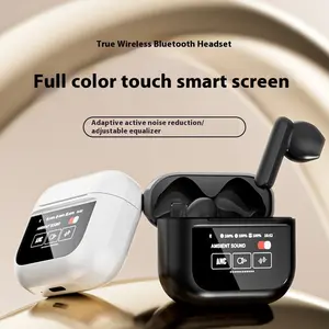 YX30 Wireless Earbuds Bluetooth 5.3 Noise Cancelling LED Touch Screen Large Capacity Battery Stereo Sound Stable Connection for Sports Gaming Daily Use