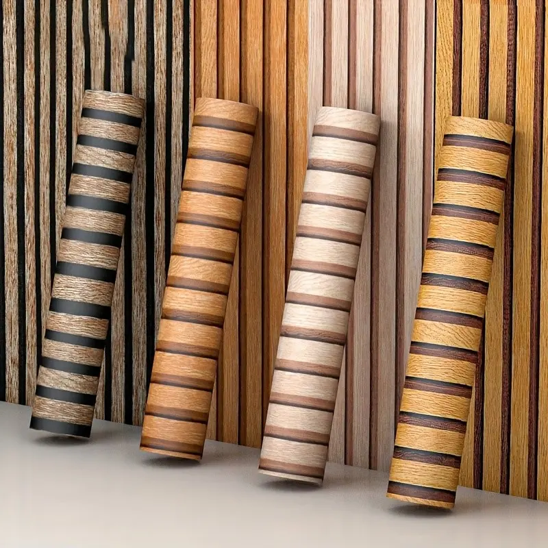 1 roll of imitation grille self-adhesive PVC wallpaper, removable peel-and-stick wallpaper, 17.7"x 393.7", countertop cabinet renovation decorative stickers, bedroom background wall table cabinet furniture stickers