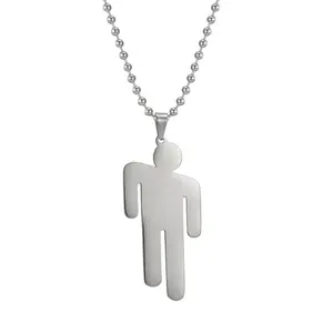 Street hip-hop style rapper stainless steel men's simple personality non-fading necklace trendy rock gift daily wear