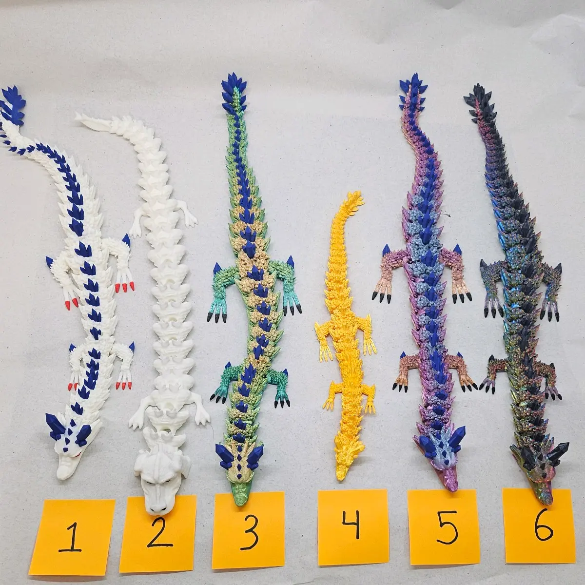 Crystal Dragons - Elegant Crystal Design with Unique Shapes and Colors and comes with a box