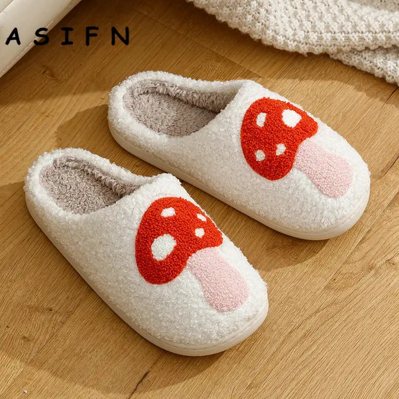 Cozy Adorable Mushroom Slippers