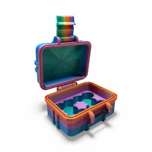 Peptide Storage Case. Holds 10 3mL Vials 17mm Diameter. Safely store Peptides! Many Colors Available. MADE IN THE USA