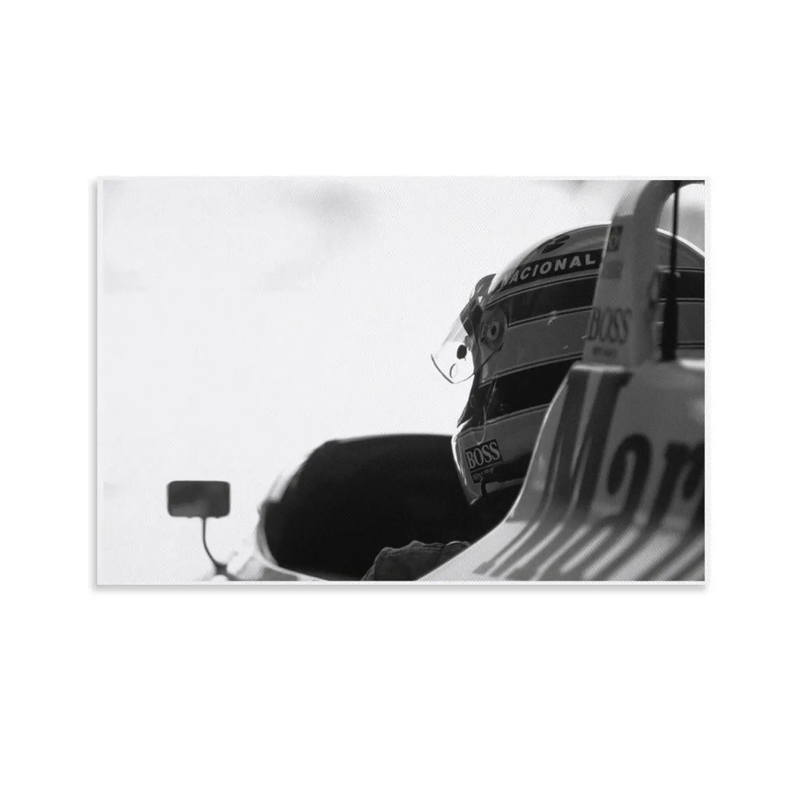 Ayrton Senna McLaren MP4-4 Formula 1 1988 Classic Wall Art Poster Poster Print Painting Canvas Wall Art Home Decor Posters