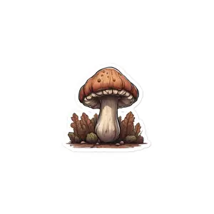 Mushroom Sticker; red and white mushroom; Cottagecore sticker