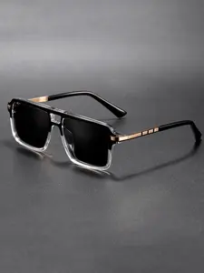 Unisex Metal Frame Sunglasses, UV Protection Design, Ideal for Driving & Outdoor Activities, Stylish Accessory for Men Women