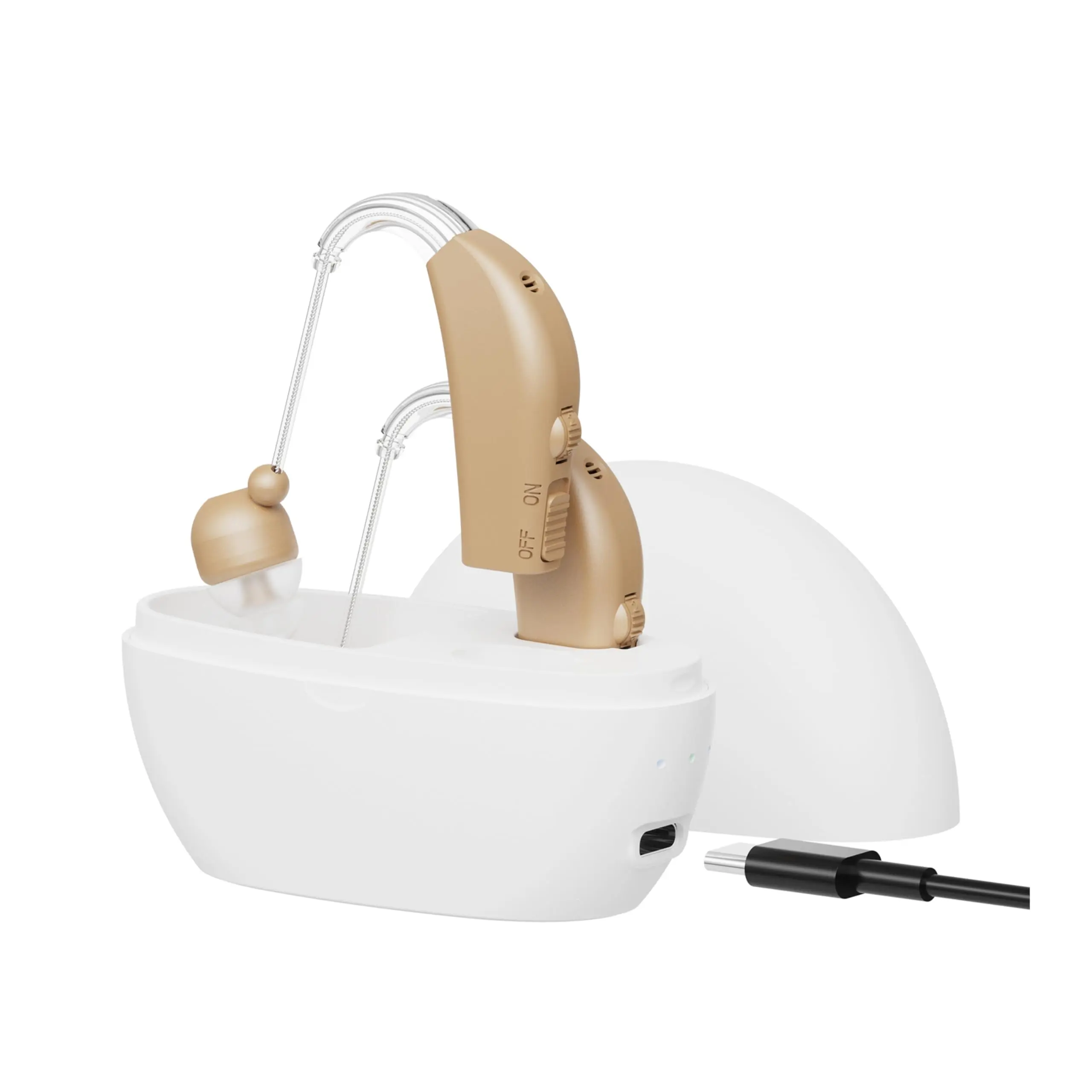Wireless Audio Companion – Rechargeable Behind-the-Ear Personal Listening Device for TV & Music Wireless Audio Companion – Rechargeable Behind-the-Ear Personal Listening Device for TV & Music