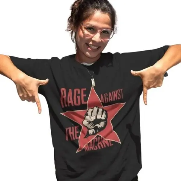 Rage Against the Machine Rock Music T-shirt - Guerrilla Radio Graphic Tee for Rebels
