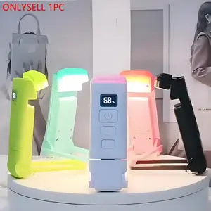 Rechargeable book lamp, digital display reading lamp, book clip light, full-page illumination, 3 colors and 6 brightness adjustable, portable and flexible, eye-protecting lamp for bed reading, suitable for reading and study, Night Lamp