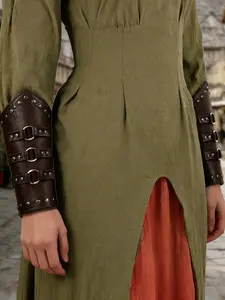 Medieval Renaissance PU Leather Wristband, Perfect for Role-Playing Games, Cosplay, Costume Parties, Halloween, Carnival Accessories