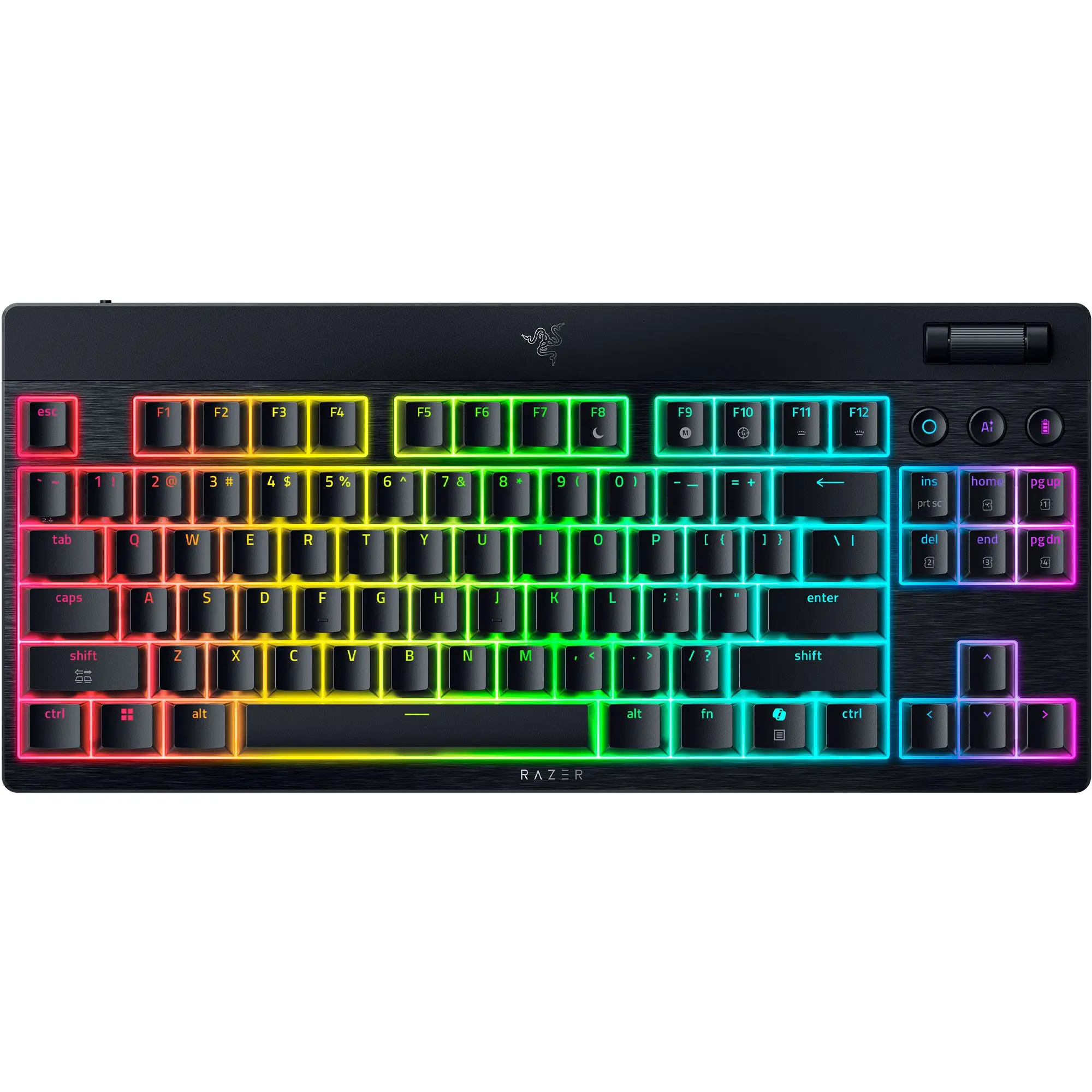 Razer BlackWidow V4 Low-profile Tenkeyless HyperSpeed Wireless Mechanical Gaming Keyboard
