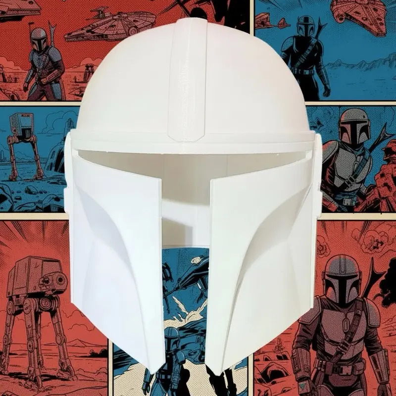 Baldwin Printing Mandalorian Inspired Helmet DIY Base - 3D Printed PETG Cosplay Prop