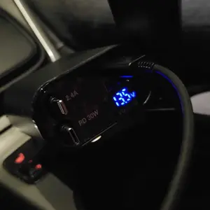 Product Review of 4-in-1 Retractable Car Charger, 100W USB-C Fast Adapter with Lightning Cable & Dual Ports for iPhone, iPad, AirPods, Samsung, Google Pixel from c**f