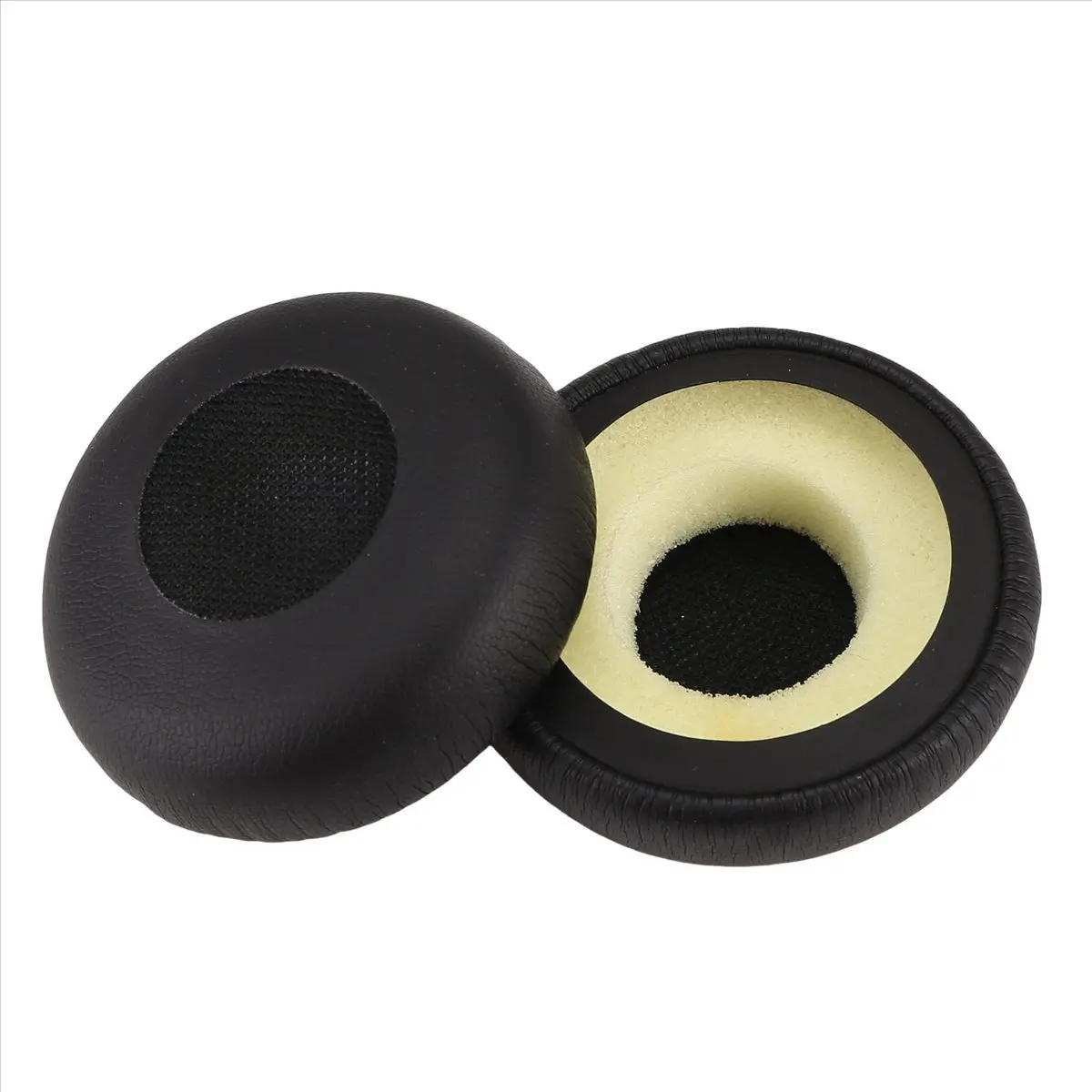 1Pair 100% Brand New Unisex Sponge Soft Earpad Cushion Covers, Noise-Reducing Sound-Dampening Sound Isolation Headphone Accessories, Tool-Free Easy Swap Install, Universal Fit for Jabra Evolve 20,20Se,30,30II,40,65,65+ Headsets