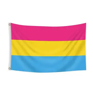 Vibrant Rainbow Flag 3x5 Feet, Polyester Fabric, 2 Ring Holes, Home Decor, Party & Event Use, Durable Outdoor Banner, Yard Sign Banner