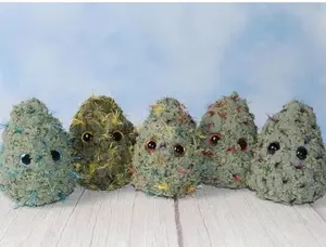 Nug Plush | Handmade Crochet | Canna Critters ( RANDOM MIXED WOOL)