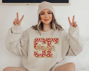 49ers Football Sweatshirt, American Football Shirt, San Francisco Football T-Shirt, 49ers Football Fan Sweater