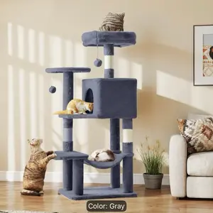 Play tower for indoor cats