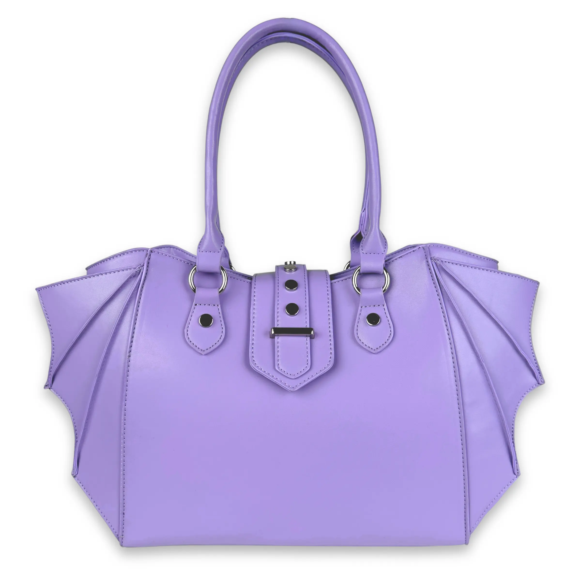 Lilac Bat Wing Convertible Shoulder Bag