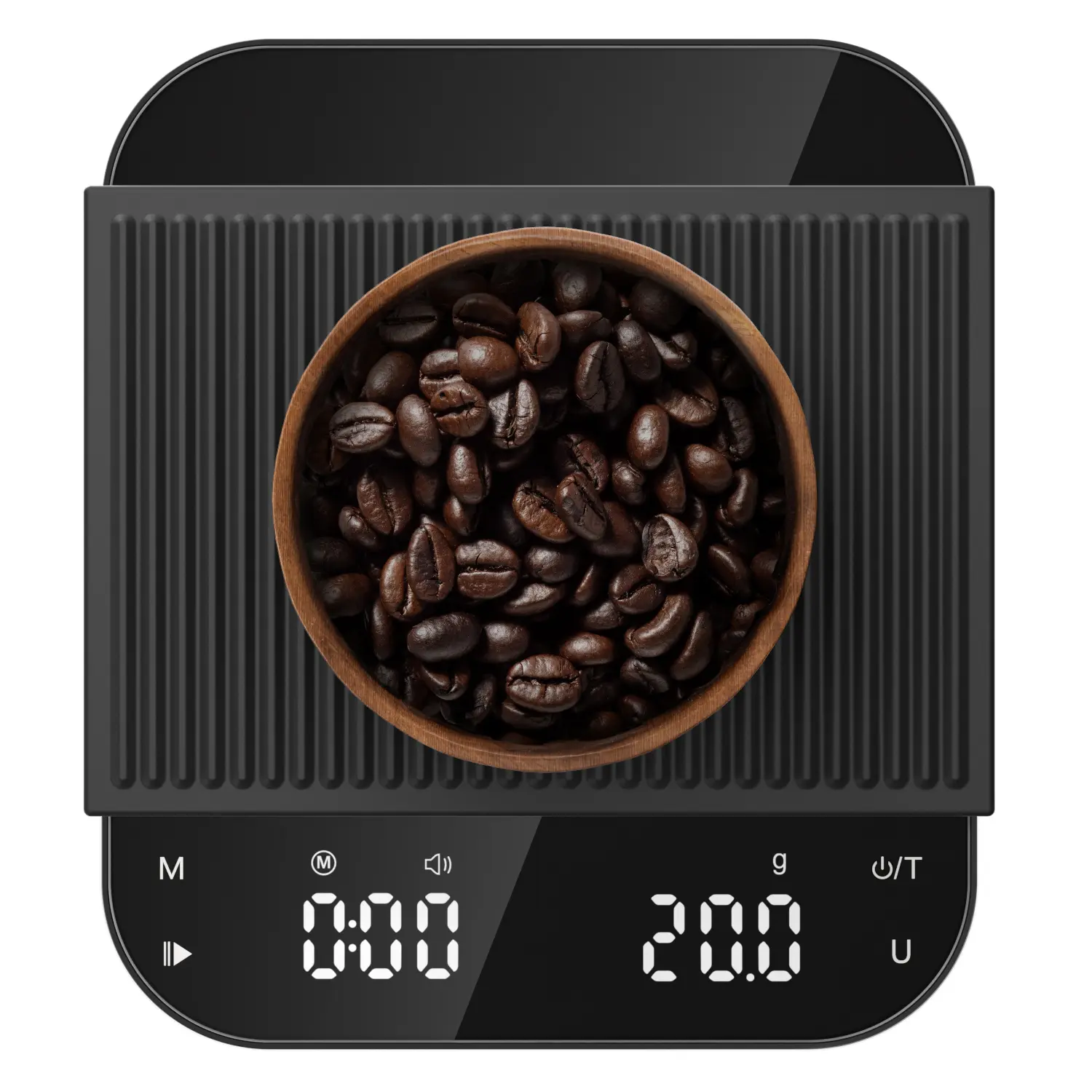 Ultrean Coffee Scale Rechargeable Espresso Scale with Timer 3kg 0.1g Accuracy for Pour Over and Drip Coffee Digital Weighing Machine