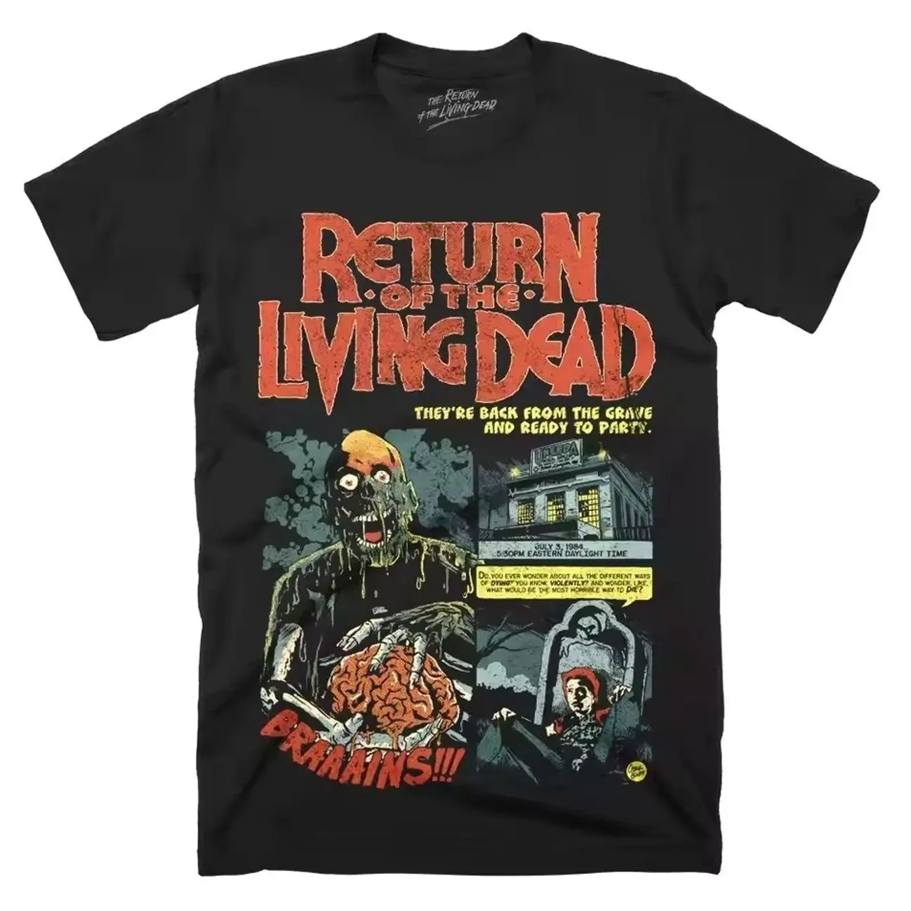 Return of the Living Dead Tee Unisex Short Sleeve Shirt  S-5XL I