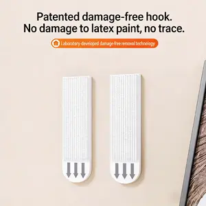 No Drill Picture Frame Wall Hooks Strong Adhesive Traceless Hanging Solution for Picture Frames Wall Art Lightweight Decorations Easy Installation