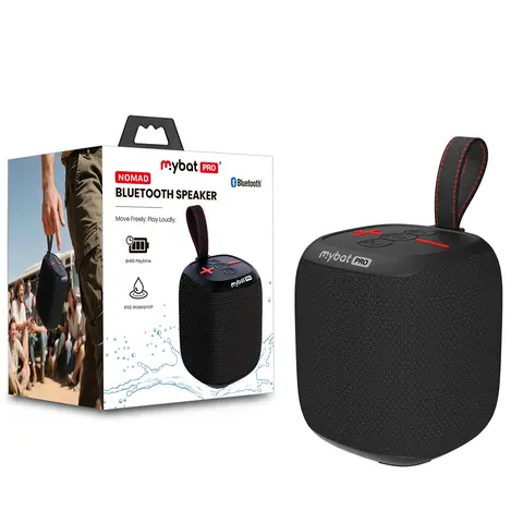 MyBat Pro Portable Wireless Bluetooth Multifunctional Stereo Speaker - Rechargeable, Waterproof, Dustproof, Floating, Heavy Bass Speakers, 360-Degree Sound, 131ft Range, Hands-Free, Eco-Friendly Design, Outdoor Use, Gift Ideas for Music Lovers