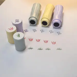 Lipstick Tube Shaped  Stamp, 3 Counts/set Mini Portable Decorative Stamp, Daily Record Handbook Stamp for Home Office School Travel