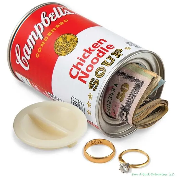 🥫 Campbell’s® Chicken Noodle Soup Can Safe – Officially Licensed Decoy