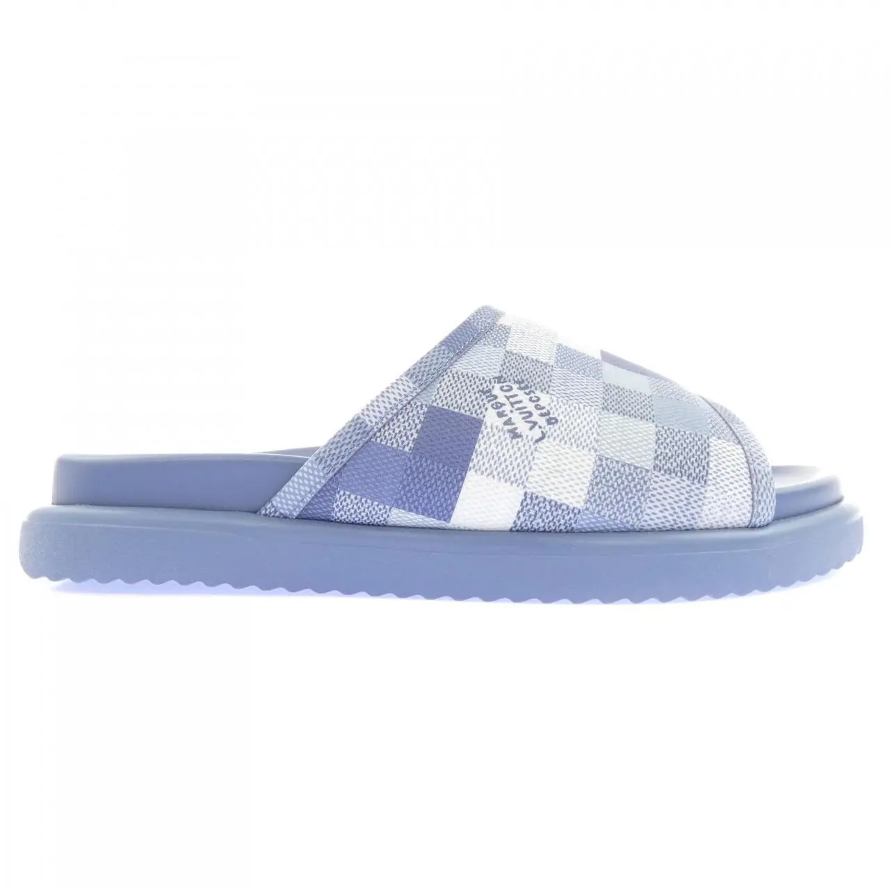 Pre-owned Louis Vuitton Canvas Small Leather Goods Miami Mule Damoflage Sandals