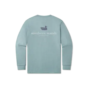 Authentic Heathered Tee - Long Sleeve