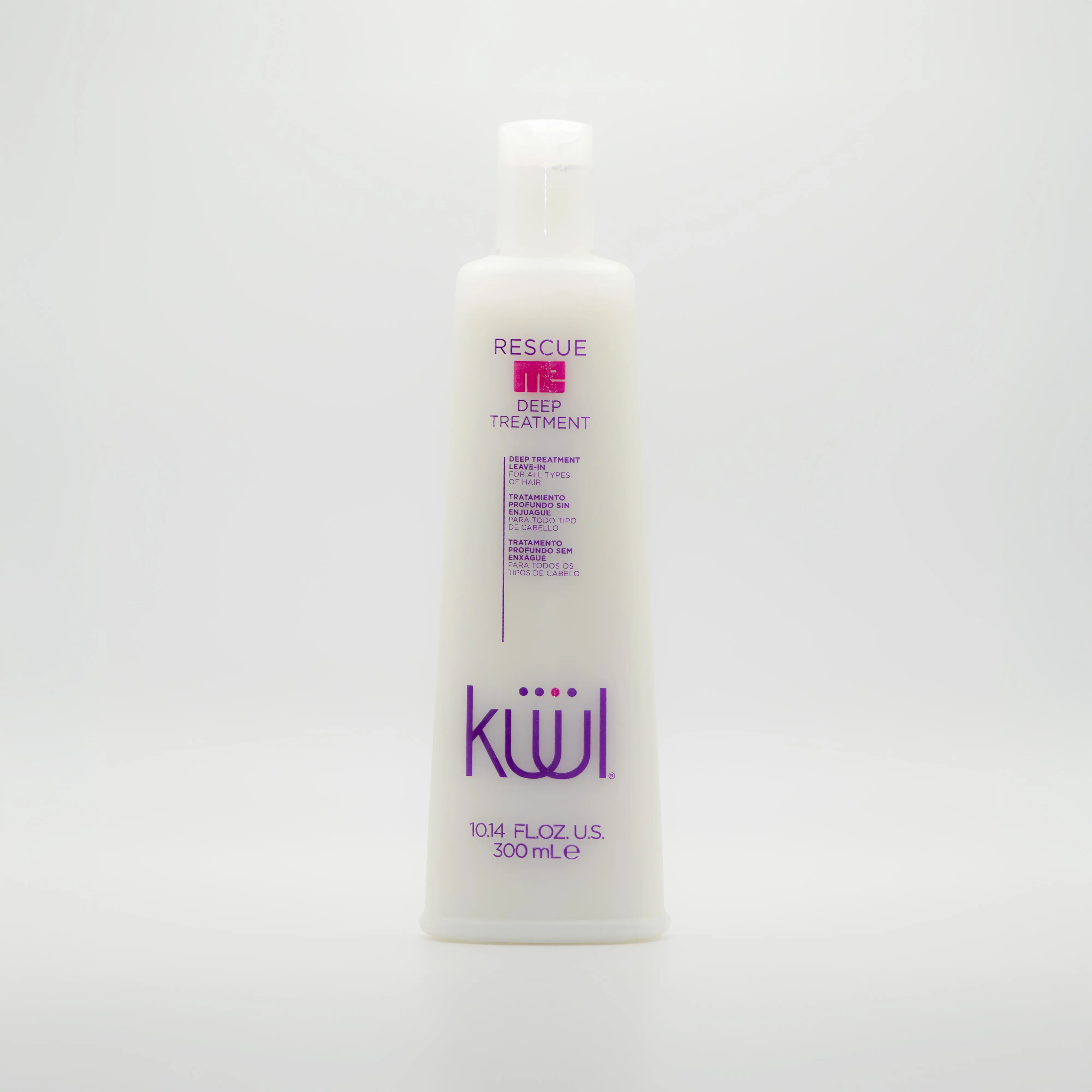 Kuul Rescue Me Deep Treatment 300ml - Dry Hair Care with Argan Oil & UV Protection for Enhanced Manageability & Hydration