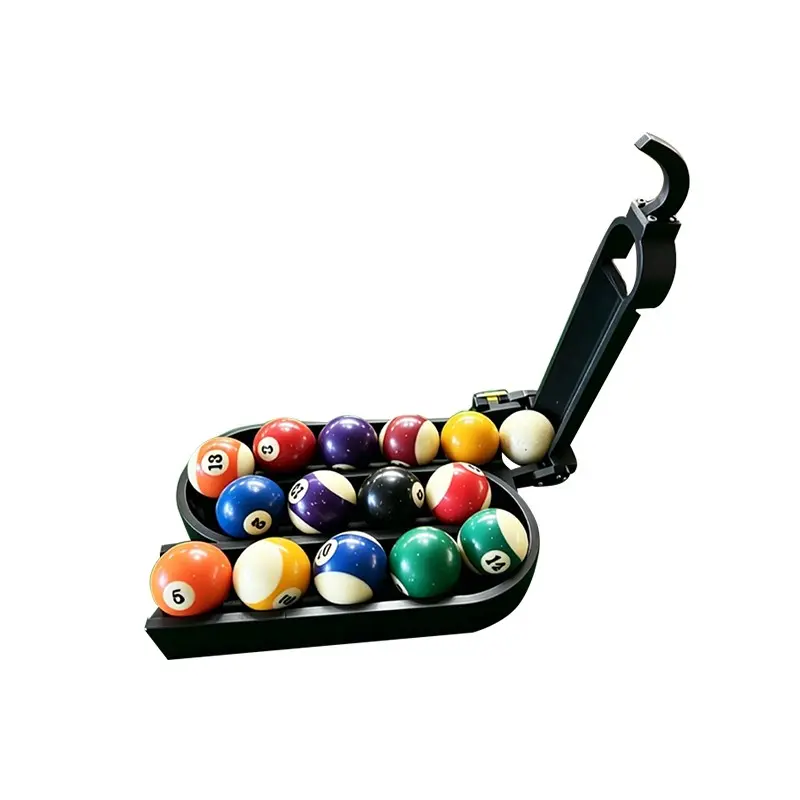 Snooker Ball Dispenser Machine, Holds 15 Balls, Portable Automatic Ball Setter, Half-Auto Practice Aid, Ideal for Beginners, Perfect Gift