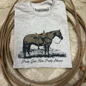 Pretty Girls Ride Pretty Horses Graphic Tee, Ropers Graphic Tee, Trending Graphic Tee, Western Boutique, Cowboy Graphic Unisex