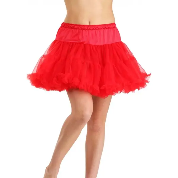 Women's Short Red Costume Petticoat